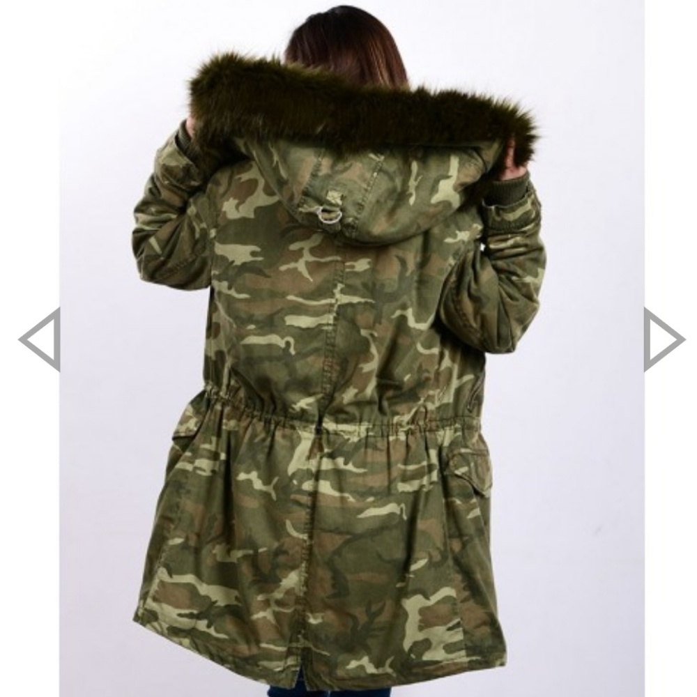 ZARA Camouflage Parka - Picture 2 of 8